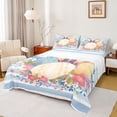 thumbnail image 1 of Erosebridal Cartoon Rabbit Colorful Eggs Full Size Sheets 4-Piece For Kids,Easter Festival Bed Sheets For Boys Girls,Luxury Bedroom Decor, 1 of 5