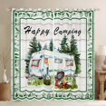 thumbnail image 1 of Erosebridal Cartoon White RV Car Blackout Curtains Set of 2 (52x84 Each) for Kids Teens,Happy Camping Window Curtains for Boys Girls,Microfiber Bedroom Decor, 1 of 6