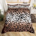 thumbnail image 1 of Erosebridal Cheetah Print Duvet Cover Full,Leopard Bedding Set for Adult,Romantic Brown Black Leopard Print Comforter Cover,Bed Sets with 2 Pillowcases Bedroom Decor, 1 of 5