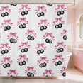 thumbnail image 1 of Erosebridal Cherry Shower Curtain 72Wx72L Blush Bathroom Curtain, Blush Cherry, 1 of 5
