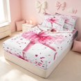 thumbnail image 1 of Erosebridal Chic Ballet Girl Zipper Queen Comforter Set with Fitted Sheet and 2 Pillowcases, Dance Princess Zipper Bedding Set, Reversible, 1 of 7