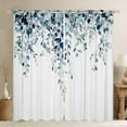 thumbnail image 1 of Erosebridal Chic Leaf Curtains Pack of 2 (52x63), Tropical Botanical 30%-50% Black Out Curtains, Eucalyptus Decor, 1 of 6