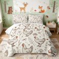 thumbnail image 1 of Erosebridal Chicken Quilt Full for Boys Girls, Vintage Herbs Full Bedspread Sets, 3 Pieces 1 Coverlet and 2 Pillowcases, 1 of 7