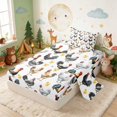 thumbnail image 1 of Erosebridal Chicken Twin Sheets for Boys Girls, Little Chicks Bedding, 3pcs 1 Flat Sheet 1 Fitted Sheet and 1 Pillowcase, 1 of 6