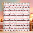 thumbnail image 1 of Manfei Christmas Blackout Curtains Pattern Window Curtains Pack of 2 (38x45 Each), 1 of 6