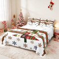 thumbnail image 1 of Manfei Christmas Tree Queen Sheet Sets 4pcs (1 Flat Sheet, 1 Fitted Sheet and 2 Pillowcases), 1 of 6