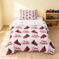 thumbnail image 1 of Erosebridal Christmas Truck Twin Comforter Sets, Christmas Tree Bedding Set, Pink Merry Christmas, Xmas Reversible 2 Pieces 1 Comforter and 1 Pillowcase, 1 of 6