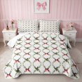 thumbnail image 1 of Erosebridal Christmas Twin Quilt Set for Girls, Christmas Twin Coverlet Set, 2pcs 1 Bedspread and 1 Pillowcase, 1 of 7