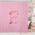 thumbnail image 1 of Manfei Christmas Waterproof Shower Curtain 72Wx84L Ornament Bathroom Waterproof Shower Curtain, Pink V, 1 of 5