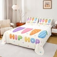 thumbnail image 1 of Erosebridal Colorful Cute Carrot Queen Sheet Sets,Watercolor Kawaii Polka Dots Bed Set For Kids Girls 4-Piece, 1 of 6