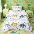 thumbnail image 1 of Erosebridal Colorful Dino Twin Comforter Sets for Kids, Dinosaur Print Bedding Set, White, 1 of 6
