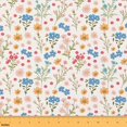 thumbnail image 1 of Erosebridal Colorful Wildflower Fabric by the Yard 5 Yards, Pink Orange Blue Red Fabric for Sewing, 1 of 7