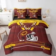 thumbnail image 1 of Erosebridal Comforters Twin Size Set with Sheets Football Bedding,7 Pieces Bed in a Bag Twin American Football Bedding Sets with Comforter, Sheets, Pillowcases, 1 of 5