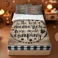 thumbnail image 1 of Erosebridal Country Camping Tree Zipper Twin Comforter Sets with Fitted Sheet and 2 Pillowcases,Rustic Farmhouse Cabin Zipper Bedding Set For Boys,Reversible,4 Pieces, 1 of 7