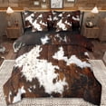 thumbnail image 1 of Erosebridal Cowhide Print 7-Piece Twin Bedding Sets,Rustic Farmhouse Cattle Bedding Comforter Set For Adults,Reversible, 1 of 7