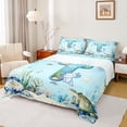 thumbnail image 1 of Erosebridal Cute Axolotl Kids Full Size Sheets,Ocean Theme T Alphabet Bed Sheets For Boys 4 Pieces, 1 of 6