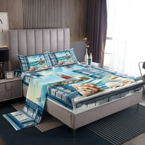 Erosebridal Cute Axolotl Sheet Set Full, Dreamy Flower Floral Bedding Sets Full Size, Cartoon Theme Decor