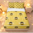 thumbnail image 1 of Erosebridal Cute Bee Zipper Twin Comforter Sets with Fitted Sheet and 2 Pillowcases,Cartoon Wildlife Theme Zipper Bedding Set,Yellow Black,4pcs, 1 of 8