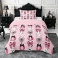 thumbnail image 1 of Erosebridal Cute Halloween Twin Comforter Sets 2pcs,Kawaii Pumpkin Bedding Set,Light Pink,Reversible,1 Comforter and 1 Pillowcase, 1 of 6