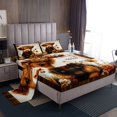 thumbnail image 1 of Erosebridal Cute Highland Cattle Bed Sheets Full, Cartoon Farm Animal Bedding Sets Full Size, Chic Flower Room Decor 4pcs, 1 of 7