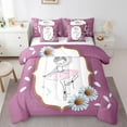 thumbnail image 1 of Erosebridal Dance Ballet Bedding Queen Size,Floral Daisy Comforter Sets with Sheets,Dreamy Princess Bedding Sets Queen Size,Super Cozy Kawaii Room Decor,Reversible,7 Pieces, 1 of 6