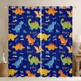 thumbnail image 1 of Erosebridal Dinosaur Black Out Curtains for Kids Boys, Funny Wildlife Curtains Pack of 2 (42x63 Each), 1 of 6