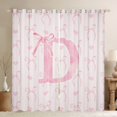 thumbnail image 1 of Erosebridal Dreamy Initial A-Z Curtains Pack of 2 (52x84), Initial Letter B 30%-50% Black Out Curtains, Girly Fairly Decor, 1 of 5