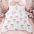 thumbnail image 1 of Erosebridal Dreamy Princess Bow Loves Full Size Comforter Sets,Princess Pink Bowknot Bedding Sets For Kids,Reversible,3pcs, 1 of 7
