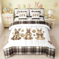 thumbnail image 1 of Erosebridal Easter Kids 7-Piece Twin Bedding Sets,Cute Bunny Rabbit Easter Eggs Bedding Comforter Set For Men Women Reversible, 1 of 7