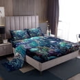 thumbnail image 1 of Erosebridal Eat Sleep Bed Sheets Set Full Size, American Football Bed Sheets Full, Soccer Sport Decor 4pcs, 1 of 7