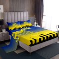 thumbnail image 1 of Erosebridal Eat Sleep Queen Sheet Sets, American Football Bedding Queen Size, Sports Lover Reversible Bed Sheets Queen, Breathable Room Decor, 4-Piece, 1 of 7