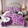 thumbnail image 1 of Erosebridal Eight Ball Quilt King Pink King Coverlet Set, Rose Leopard 3pcs 1 Bedspread and 2 Pillowcases, 1 of 7