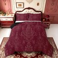 thumbnail image 1 of Erosebridal Elegant Damask Queen Comforter Set,Sport Life Comforter Sets Queen,3-Piece,1 Comforter and 2 Pillowcases,Black Reversible, 1 of 7
