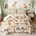 thumbnail image 1 of Erosebridal Elephant Twin Quilt Set for Boys Girls, Vintage Safari Twin Coverlet Set, 2 Pieces 1 Bedspread and 1 Pillowcase, 1 of 7