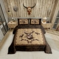 thumbnail image 1 of Erosebridal Farmhouse Deer Comforter Sets Southwestern Bedding Set Full Size Rustic Hunting Animal Quilt Moose Deer Down Comforter with 2 Pillow Sham Bedroom Decor, 1 of 6