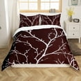 thumbnail image 1 of Erosebridal Farmhouse Plant Comforter Cover King, Branches Bedding King Size, Botanical Decor, Reversible 3-Piece（No Comforter）, 1 of 7