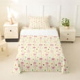 thumbnail image 1 of Erosebridal Fashion Ribbon Kids Twin Sheet Sets, Princess Style Bedding, 3-Piece, 1 of 5