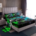 thumbnail image 1 of Erosebridal Fast Car Sheet Set Twin,Extreme Sports Bedding Sets Twin Size,Plaid Buffalo Twin Sheet Sets,Super Cozy Teens Bedroom Decor,3pcs, 1 of 7