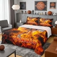 thumbnail image 1 of Erosebridal Fire Tennis Queen Sheet Sets, Sport Bed Set for Men and Boys, 4 Pieces, 1 Flat Sheet, 1 Fitted Sheet and 2 Pillowcases, 1 of 6