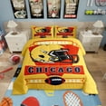 thumbnail image 1 of Erosebridal Football Bedding Sets Twin with Comforter Teens, Breathable 2-Piece, Gold, Chicago, 1 of 6