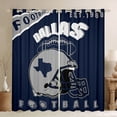 thumbnail image 1 of Erosebridal Football City Curtains and Drapes (42x84), Soccer Sport 30%-50% Blackout Curtains for Bedroom, Navy Curtains for Living Room, Bedroom Curtains Bedroom Decoration, 1 of 6