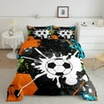 thumbnail image 1 of Erosebridal Football Comforter Set Soccer Ball Game Comforter Rugby Sports Bedding Set Gift for Football Lover Duvet Set Quilt Set 2Pcs, 1 of 6