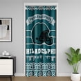 thumbnail image 1 of Erosebridal Football Door Curtain for Doorway Privacy,Sports Themed Blackout Curtain 52"W X 80"L for Bedroom Living Room,Rugby Room Divider Curtain,Football Lover Door Drape,Green White(Philadelphia), 1 of 5