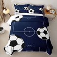 thumbnail image 1 of Erosebridal Football Games Twin Quilt Set For Kids,Boys Sports Theme Twin Coverlet Set,2-Piece, 1 of 7