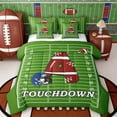 thumbnail image 1 of Erosebridal Football Letter A Touchdown Twin Bedding Sets, Sport Bedding Comforter Set for Men and Boys, Reversible 7-Piece, 1 of 6