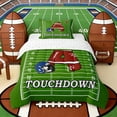 thumbnail image 1 of Erosebridal Football Letter A Touchdown Twin Comforter Sets, Sport Bedding Set for Men and Boys, Reversible 2-Piece, 1 Comforter and 1 Pillowcase, 1 of 6