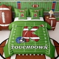 thumbnail image 1 of Erosebridal Football Letter K Touchdown Bedding Comforter Set, Sport Full Bedding Set for Men and Boys, Reversible 7pcs, 1 of 6