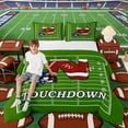 thumbnail image 1 of Erosebridal Football Letter N Touchdown Full Size Comforter Sets, Sport Bedding Sets for Men and Boys, Reversible 3pcs, 1 Comforter and 2 Pillowcases, 1 of 6