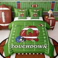 thumbnail image 1 of Erosebridal Football Letter Q Touchdown Twin Bedding Sets, Sport Bedding Comforter Set for Men and Boys, Reversible 7pcs, 1 of 6