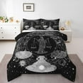 thumbnail image 1 of Erosebridal Galaxy Horoscope Bedding Twin Comforter Set,Universe Cosmos Down Comforter,Starry Sky Bedding Sets Twin with Comforter,Lightweight Psychedelic Room Decor,Reversible,2-Piece, 1 of 8